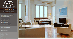 Desktop Screenshot of milanapartmentrental.it